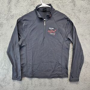 Marker Chevy Truck America's Opening Shirt Men 2XL Polartec Long Sleeves 1/4 Zip